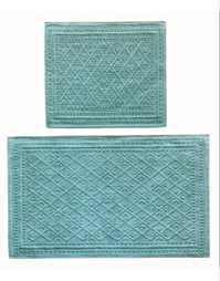 Набор ковриков для ванной комнаты хлопковый Zalel 55х90+45х55 Desen 1