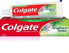 Зубная паста COLGATE Лечебные Травы 100мл  Отбеливающая