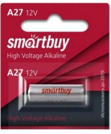 Батарейка для сигнализации алкалиновая Smartbuy A27 BL5 SBBA-27A5B