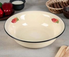 Миска 4,0 л кремовый Ласковый май