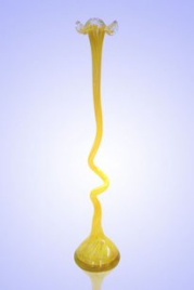 Ваза С-82 h-51 см (в стеклокрошку) Желтый