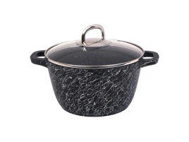 Кастрюля 4,5 л 250 а/п Грация черный/серебро, 