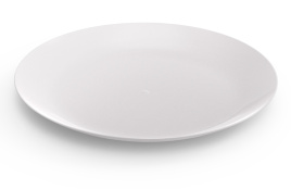 Тарелка d- 200мм плоская Натура белая