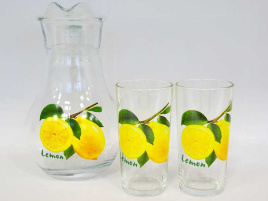 Кувшин 1,0 л + 6 стаканов Лимон