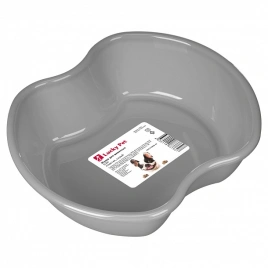 Миска 0,8 л для животных LUCKY PET серый
