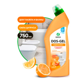 Чистящее средство Grass Dos gel 750 мл для ванны и туалета Сила цитрусов