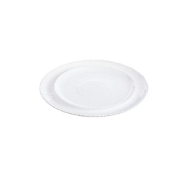 Аммонит белый Тарелка обеденная 26 см