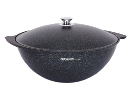 Казан для плова 9,0 л 385 а/п Granit ultra blue