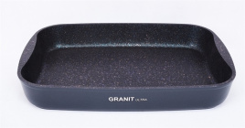 Противень 335*220*55 а/п Granit Ultra blue