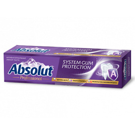 Зубная паста ABSOLUT PRO system gum protection 110 г (сист. защиты десен, проф. болезней)