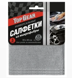 Салфетка микрофибра 30х40 80*20 Top Gear №3
