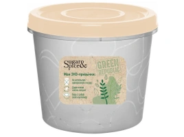 Емкость для продуктов 0,7л Green Republic лён зав.крышкой