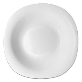 Тарелка суповая квадратная d=23 см, h=40 мм, белье