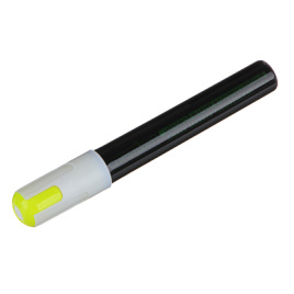 [о613028] Маркер меловой стираемый "Жидкий мел", 1мм, флуоресцентный желтый, пластик, чернила
