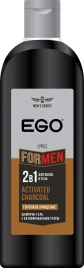 Шампунь-гель для душа-кондиционер 430 гр Tolk EGO for men черный уголь