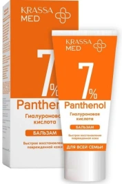 Krassa Med Пантенол 7% Бальзам для всей семьи 75 мл с гиалуроновой кислотой