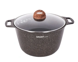 Кастрюля 10,0 л 320 а/п Granit ultra original,