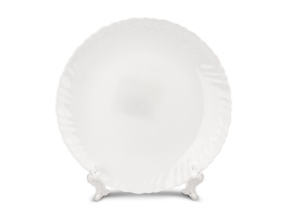 Тарелка плоская круглая d=16,5 см белье