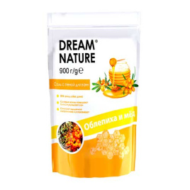 Dream nature Соль с пеной для ванн "Облепиха и мед" 900 г