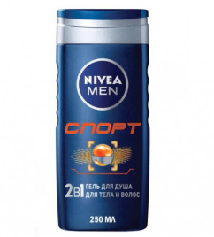 Гель для душа Nivea 250 мл д/муж. Спорт