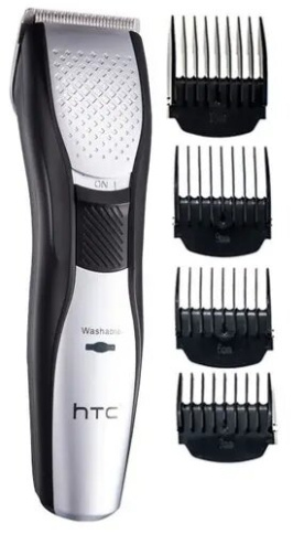  Машинка для стрижки волос HTC AT-729 (3 Вт, 4 шт, От сети/аккумулятора, фото 1