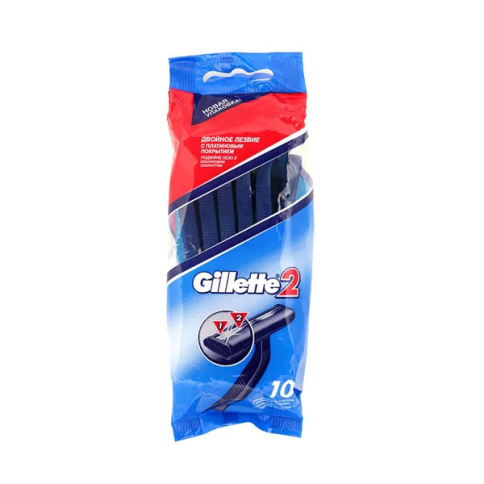 Gillette Станок д/бритья одноразовый 10шт G2 (7+3) фото 1