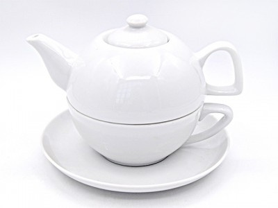  Набор для чая 3 пр. белье 1/1 чайник и чайная пара фото 1