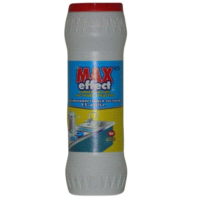  Порошок чистящий МАХ effect Хлор актив 480 г банка фото 1