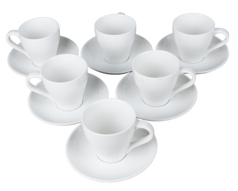  Набор чайный 12 предметов: чашка 230 мл - 6шт, блюдце - 6 шт фото 1