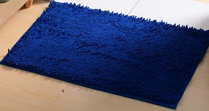  Коврик для в/к 50*80 см макароны AQUADOMER 1 предм blue синий фото 1