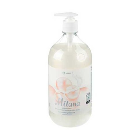  Жидкое крем-мыло grass milana жемчужное с дозатором, 1 л, арт.43221 фото 1