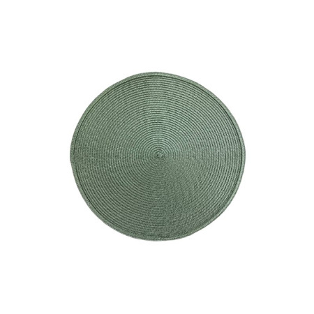  Салфетка пластик 37см круглая зеленая JC-15260 фото 1