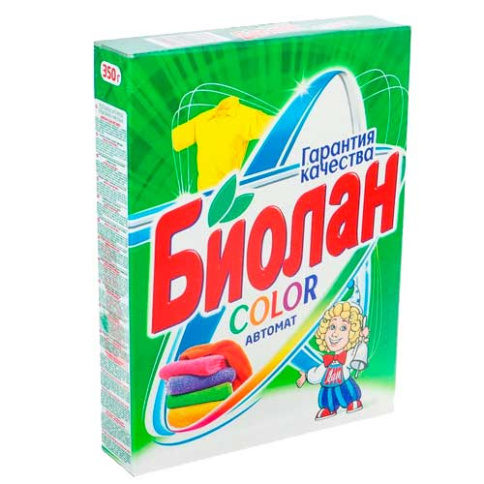  Стиральный порошок БИОЛАН Супер Эконом Color Автомат 350г фото 1