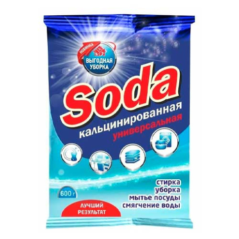  ВЫГОДНАЯ УБОРКА Сода кальцинированная 600 гр фото 1