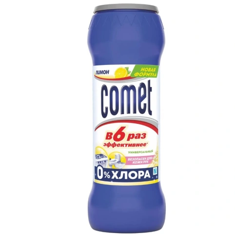  Порошок чистящий COMET 475 гр Лимон  б/хлора фото 1