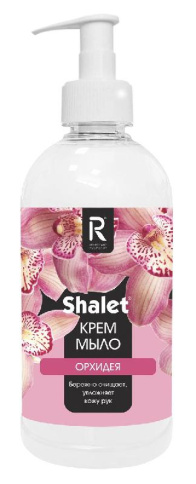  SHALET Жидкое крем-мыло 500 мл Орхидея тонизирующее фото 1