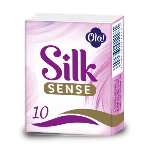  Носовые платочки OLA 10 шт. Silk sense фото 1