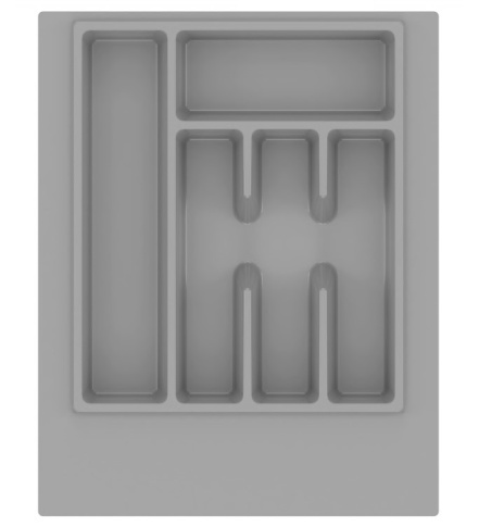  Лоток для столовых приборов "Универсал" (серый) (уп.10) фото 1