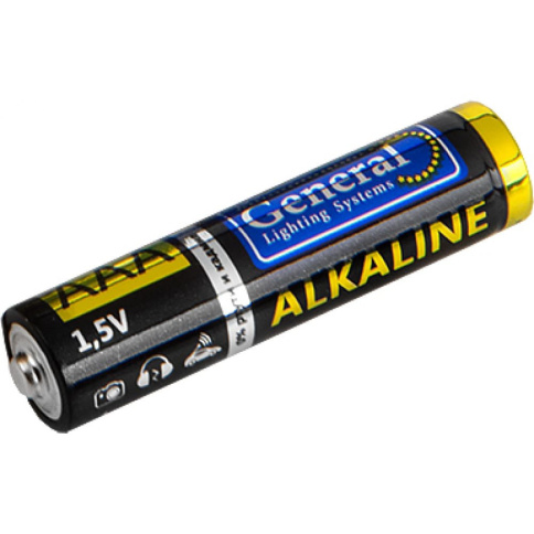  Батарейка Мизинчиковая алкалиновая General ALKALINE LR03/286 4S GBAT-LR03 800554 фото 1