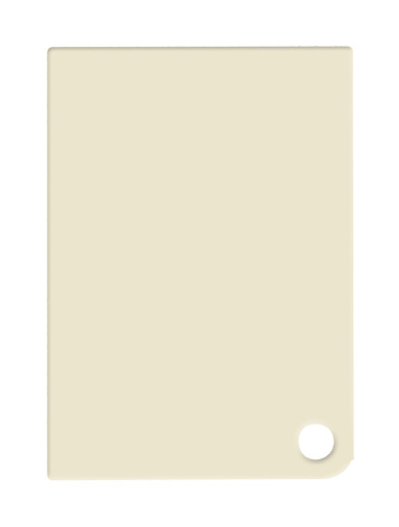  Доска разделочная 247х175х2мм Asti прямоугольная гибкая (светло-бежевый) фото 1