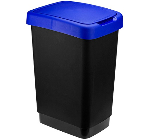  Контейнер для мусора 25,0 л Твин синий фото 1