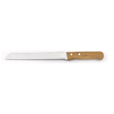  Нож 32,4 см хлебный, деревянная ручка фото 1