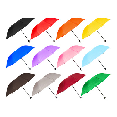 Зонт универсальный, механика, металл, пластик, полиэстер, 53,5см, 8 спиц, 12 цветов, 3375S фото 1