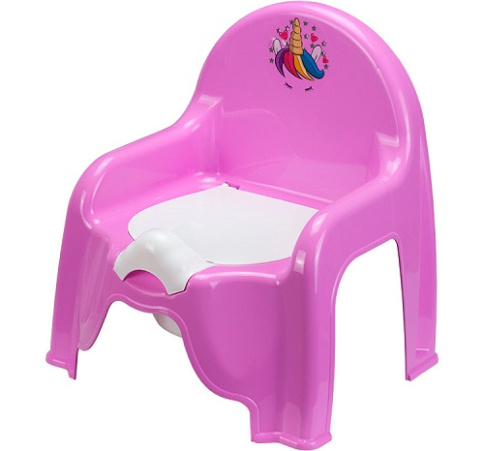  Горшок-стульчик детский туалет 305x265x350 мм Единорог фото 1