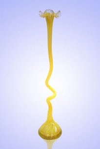  Ваза С-82 h-51 см (в стеклокрошку) Желтый фото 1