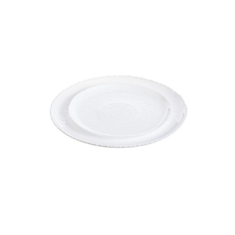  Аммонит белый Тарелка обеденная 26 см фото 1