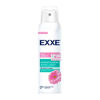  Дезодорант спрей EXXE 150 мл Silk effect Нежность шёлка женский фото 1