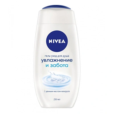  Гель для душа Nivea 250 мл д/жен.Увлажнение и забота фото 1