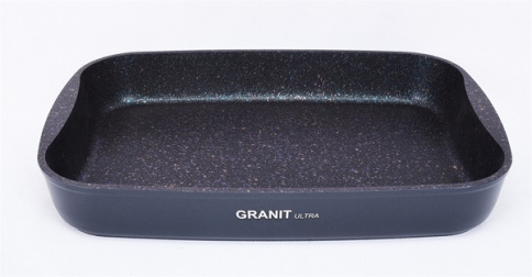  Противень 335*220*55 а/п Granit Ultra blue фото 1