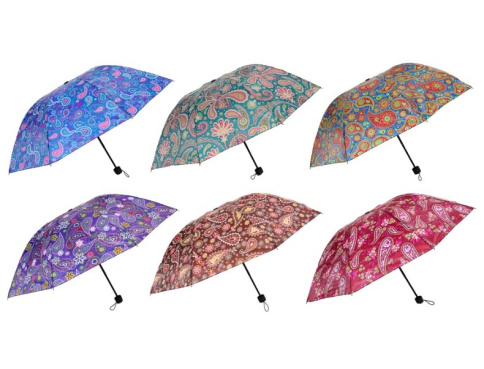  Зонт универсальный, механика, металл, пластик, полиэстер, 55см, 8 спиц, 6 цветов фото 1